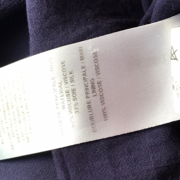 See by Chloe viscose and silk ruffle dress with tie straps and gold stitching - Picture 4 of 7